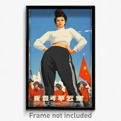 Vietnamese Movie Poster - Woman Feeling Disgruntled, Candid Tight Pants (Print)