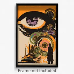 German Movie Poster - Enchanting Den (Germany Psychedelic Art Retro Film Print)