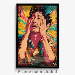 Korean Movie Poster - Man Feeling Restlessness, Candid Oversized Shirt (Print)