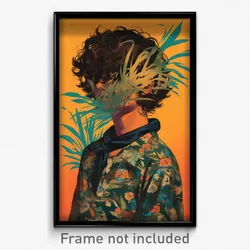 Spanish Movie Poster - Boy Feeling Negative, Worn Black Neckerchief (Art Print)