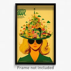 Brazilian Movie Poster - Girl Feeling Self Compassionate, Luxurious Wizard Hat