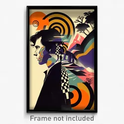Brazilian Movie Poster - Violet Downs (Brazil Psychedelic Art Retro Film Print)