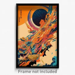 Chinese Movie Poster - Buoyant Tube (China Psychedelic Art Retro Film Print)
