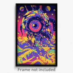 Movie Art Poster - Gigantic Grotesque (Psychedelic Retro Weird Film Print)