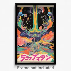 Icelandic Movie Poster - Droopy Lane (Iceland Psychedelic Art Retro Film Print)