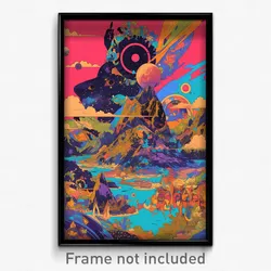 Greek Movie Poster - Clear Drawing (Greece Psychedelic Art Retro Film Print)