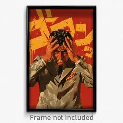 Mexican Movie Poster - Man Feeling Frustrated, Silver Clothes (Mexico Art Print)