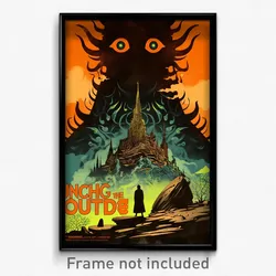 French Movie Poster - Unwelcoming Outpost (France Retro Film Art Print)