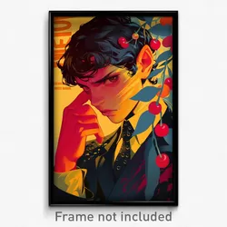 Spanish Movie Poster - Boy Feeling Grumpiness, Strange Cherry Hair Ornament
