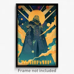 Icelandic Movie Poster - Tall Hyperspace (Iceland Retro Film Art Print)