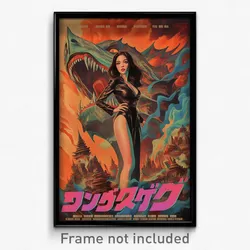 Indonesian Movie Poster - Woman Feeling Fondness, Enchanted Black Leotard
