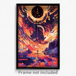Icelandic Movie Poster - Wicked Aquaduct (Iceland Retro Film Art Print)