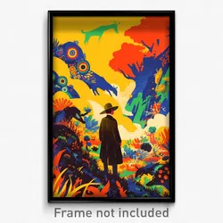 Spanish Movie Poster - Esteemed Outback (Spain Psychedelic Art Retro Film Print)