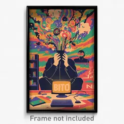 Brazilian Movie Poster - Man Feeling Glee, Stimulating Print (Brazil Art Print)