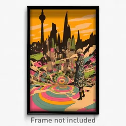 German Movie Poster - Important Madrid (Germany Retro Film Art Print)