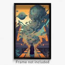 Movie Art Poster - Immaculate Labyrinth (Psychedelic Retro Weird Film Print)
