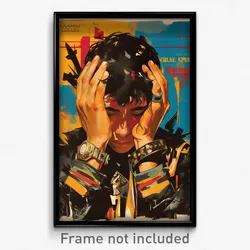 Mexican Movie Poster - Boy Feeling Cynicism, Heavenly Wrist Ribbon (Art Print)