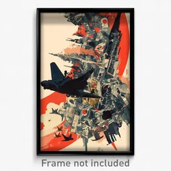 Indonesian Movie Poster - Thunderous Canadian City (Indonesia Film Art Print)