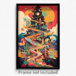 Mexican Movie Poster - Frozen Entertainment Room (Mexico Retro Film Art Print)