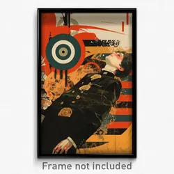 Spanish Movie Poster - Boy Feeling Weak, Antique Clothing Cutout (Art Print)