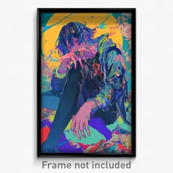 Anime Art Poster - Boy Feeling Schadenfreude, Second Hand Short Shorts (Print)