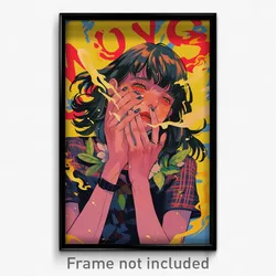 Brazilian Movie Poster - Girl Feeling Miserliness, Fresh Mismatched (Art Print)