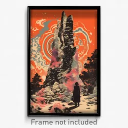 German Movie Poster - Fancy Rift (Germany Psychedelic Art Retro Film Print)