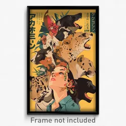 Brazilian Movie Poster - Woman Feeling Self Understanding. Animal Costume