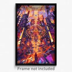 Art Poster - Humongous Cruise (Psychedelic Trippy Weird 11x17 Print)