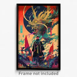 Thai Movie Poster - Woman Feeling Wrath, Lively Multi Strapped (Art Print)
