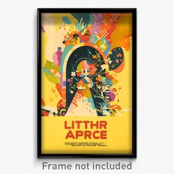 Icelandic Movie Poster - Little Arch (Iceland Psychedelic Art Retro Film Print)