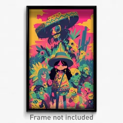 Mexican Movie Poster - Puny Backdrifting (Mexico Retro Film Art Print)