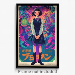 Brazilian Movie Poster - Woman Feeling Perplexed, Wiry Nanamori School Uniform