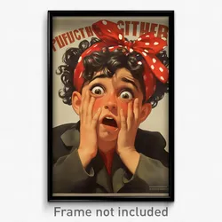 Mexican Movie Poster - Boy Feeling Mad, Admirable Polka Dot Dress (Art Print)