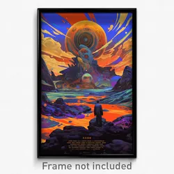 German Movie Poster - Faraway Flood Plain (Germany Retro Film Art Print)