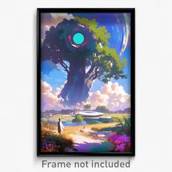 Movie Art Poster - Wonderful Wild (Psychedelic Trippy Retro Cartoon Film Print)