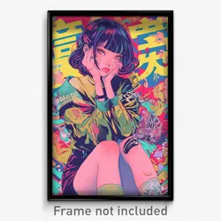 Vietnamese Movie Poster - Girl Feeling Hate, Fantastic High Waist Shorts (Print)