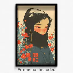 Vietnamese Movie Poster - Woman Feeling Apprehension, Adorable Winter Coat