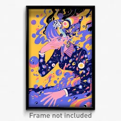 Icelandic Movie Poster - Girl Feeling Dumbstruck, Steel Side Tie Leotard (Print)