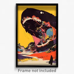 Icelandic Movie Poster - Extra Large Encampment (Iceland Retro Film Art Print)