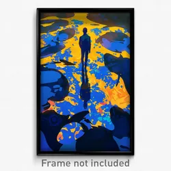 Art Poster - Sweet Clearing (Psychedelic Trippy Weird 11x17 Cartoon Print)