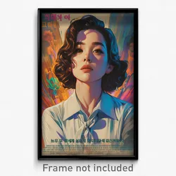 Korean Movie Poster - Woman Feeling Charity, Glum Side Tie Shirt (Art Print)