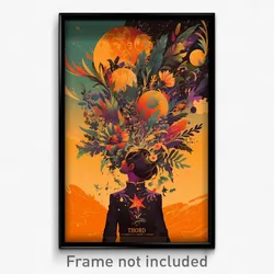 French Movie Poster - Boy Feeling Dispirited, Oddball Feather Hair Ornament