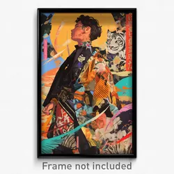 Bollywood Movie Poster - Boy Feeling Attraction, Rich Short Kimono (Art Print)