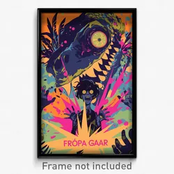 Spanish Movie Poster - Frozen Gallows (Spain Psychedelic Art Retro Film Print)