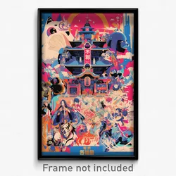 Chinese Movie Poster - Busy Kingdom (China Psychedelic Art Retro Film Print)