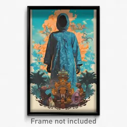 Indonesian Movie Poster - Light Blue Hospice (Indonesia Retro Film Art Print)