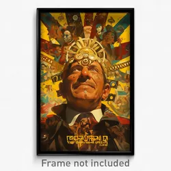 Mexican Movie Poster - Man Feeling Joy, Golden Forehead Jewel (Mexico Art Print)