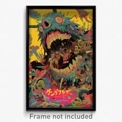 Spanish Movie Poster - Wicked Boneyard (Spain Psychedelic Art Retro Film Print)
