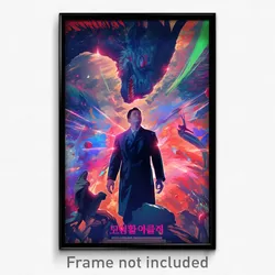 Korean Movie Poster - Quirky Copse (Korea Psychedelic Art Retro Film Print)